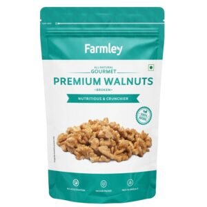 Farmley Walnut Broken Kernels | 200 g | Walnuts Without Shell, Akhrot, Dry Fruits, 100% Natural Akhrot, Rich in Proteins & Antioxidants (Pack Of 1)