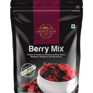 Kharwala’s Premium Berry Mix - Fusion of Cranberry, Strawberry, Black Raisin, Blueberry, Raspberry, and Blackberry, 200g