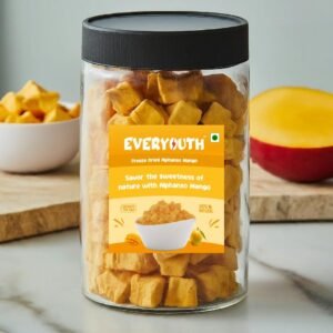 Everyouth Freeze Dried Mango Cubes, Healthy Mango Snack, Vegan, No Preservatives